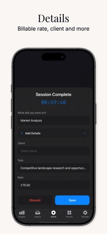 Hours Tracker: TimeKeep screenshot