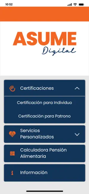 ASUME screenshot 1