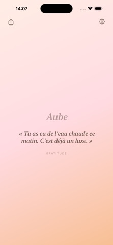 Aube — Phrase du jour Screenshot 5 of 6