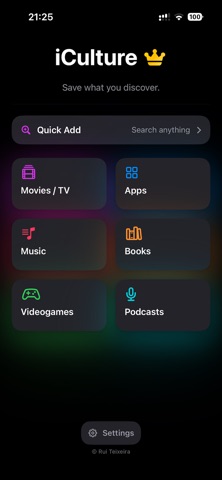 iCulture iPhone screenshot