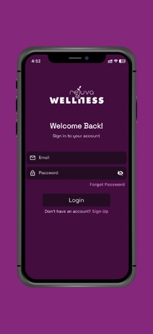 Rejuva Wellness App screenshot
