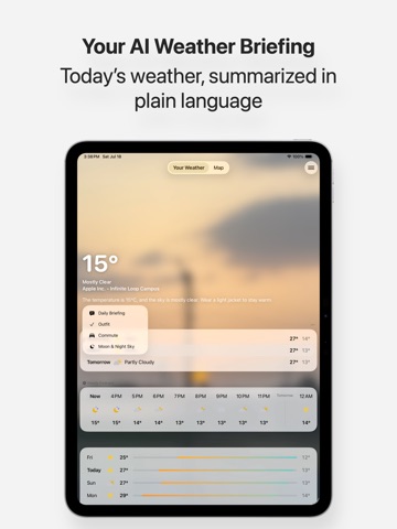 Your Weather - Shared Skies iPad screenshot