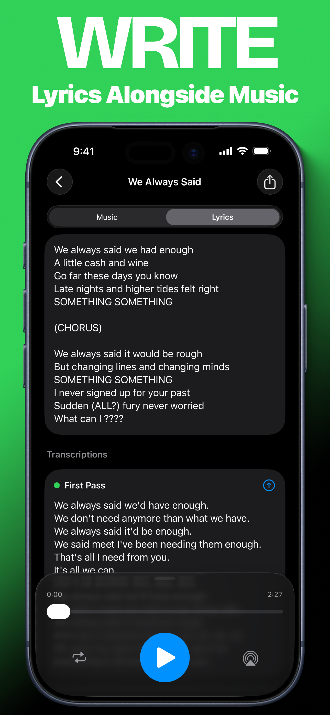 Songwright: Songwriting Demos screenshot 3