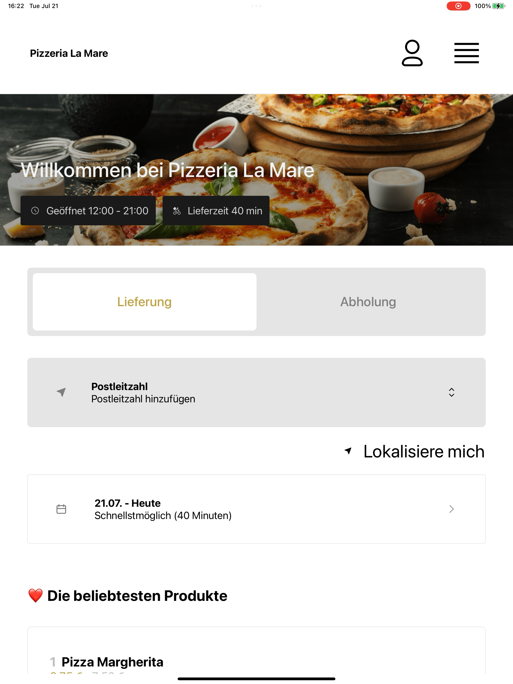 Pizzeria La Mare screenshot 7