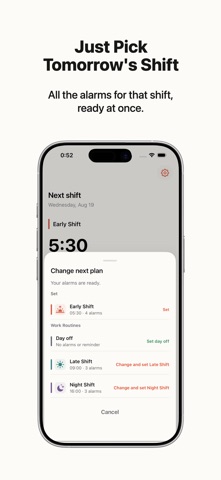ShiftSet - Shift Work Alarm Screenshot 3 of 5