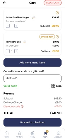 Dello's Fish and Chips screenshot