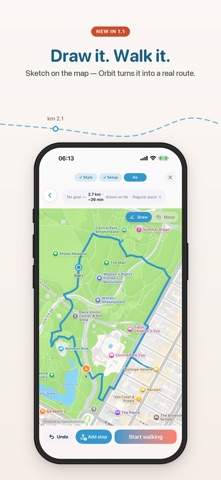 Orbit: Walking Route Planner Screenshot 6 of 8
