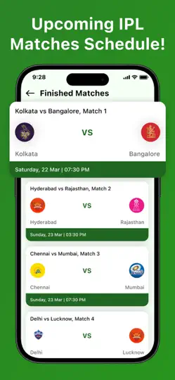 Captura de pantalla de ProCricket: Live Scores, Stats en iPhone 3