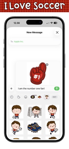 Cute Soccer Football Stickers screenshot