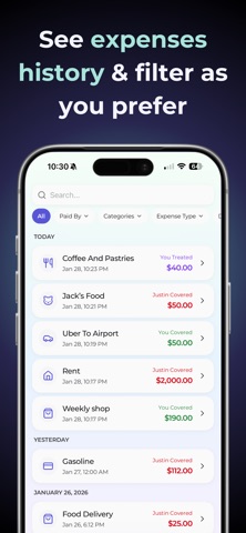 Fairmony: Couple Expenses screenshot