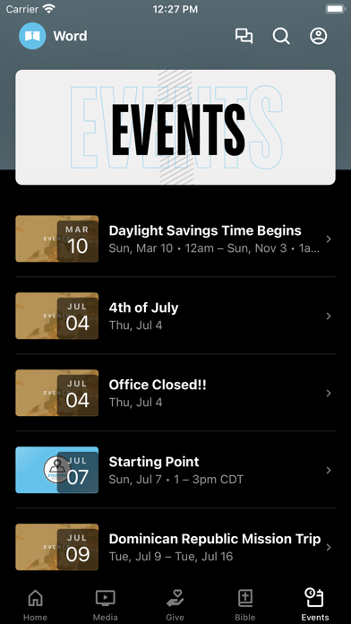 Word Baptist Church Screenshot