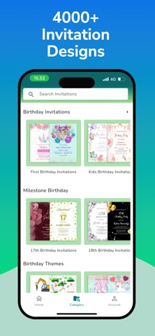 邀请卡设计 & RSVP screenshot