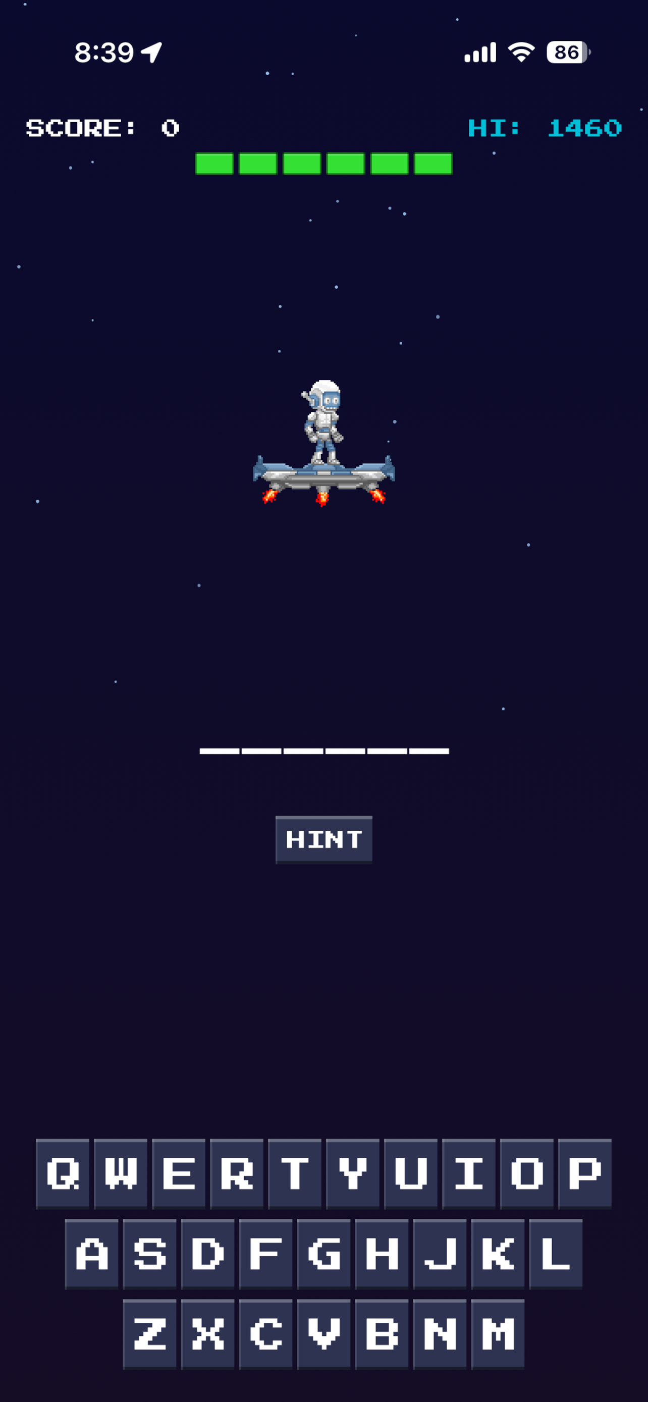 Retro Hangman screenshot 2