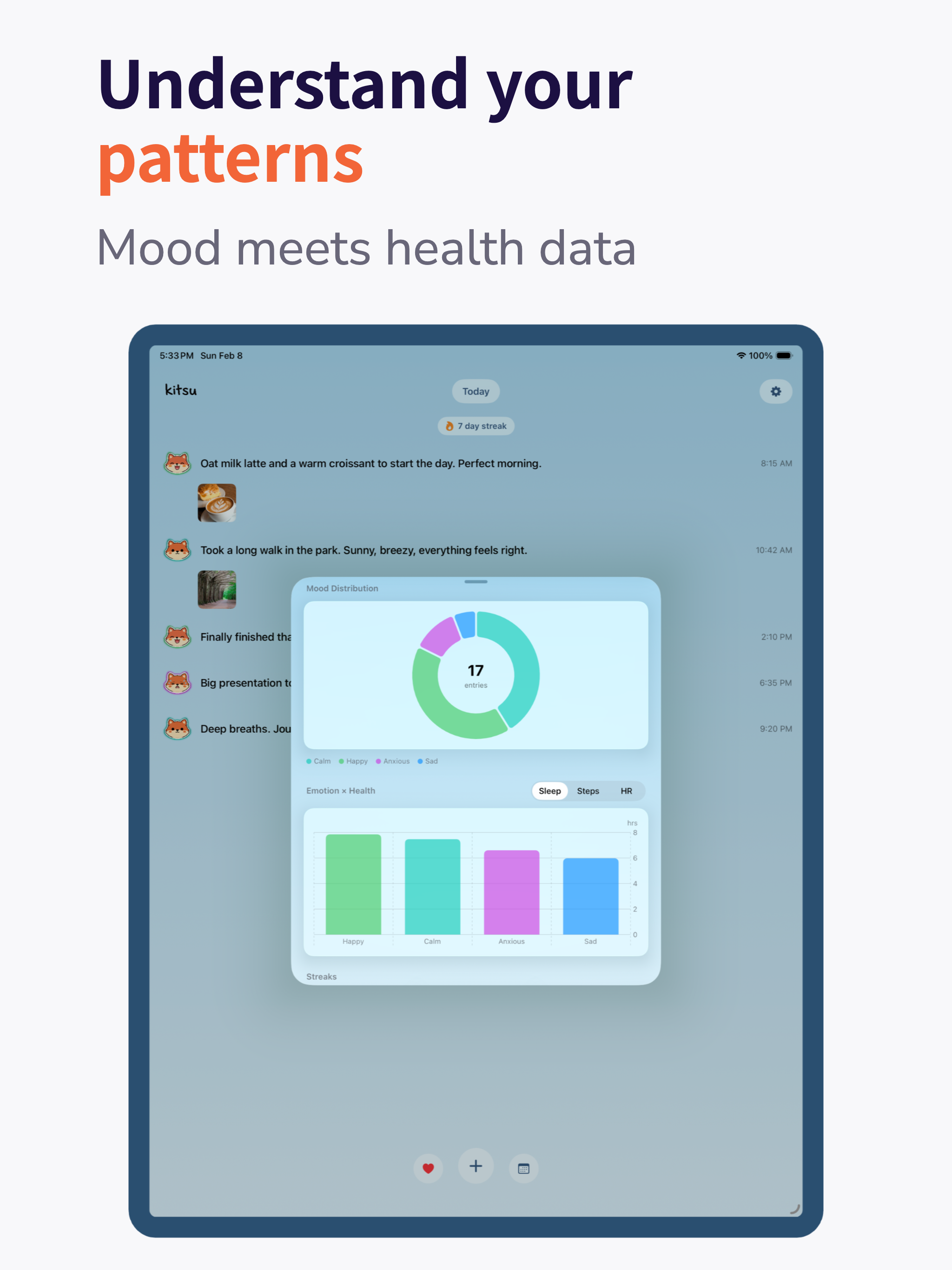 mood tracker: kitsu screenshot 11