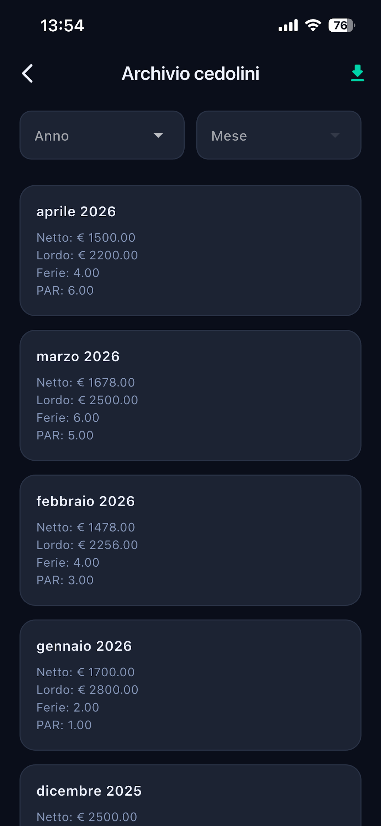 Paycharts
