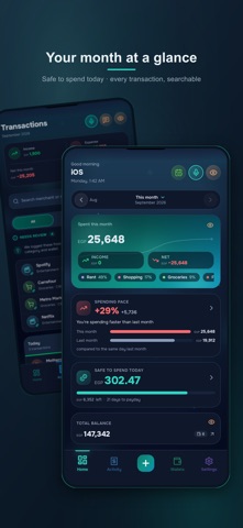Masareef: Auto Expense Tracker 스크린샷 1