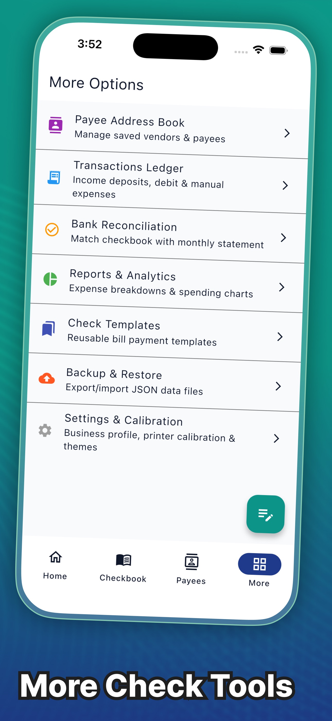 Screenshot 5 of Check Writer Pro
