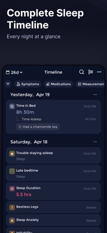 Insomnia Sleep Tracker screenshot