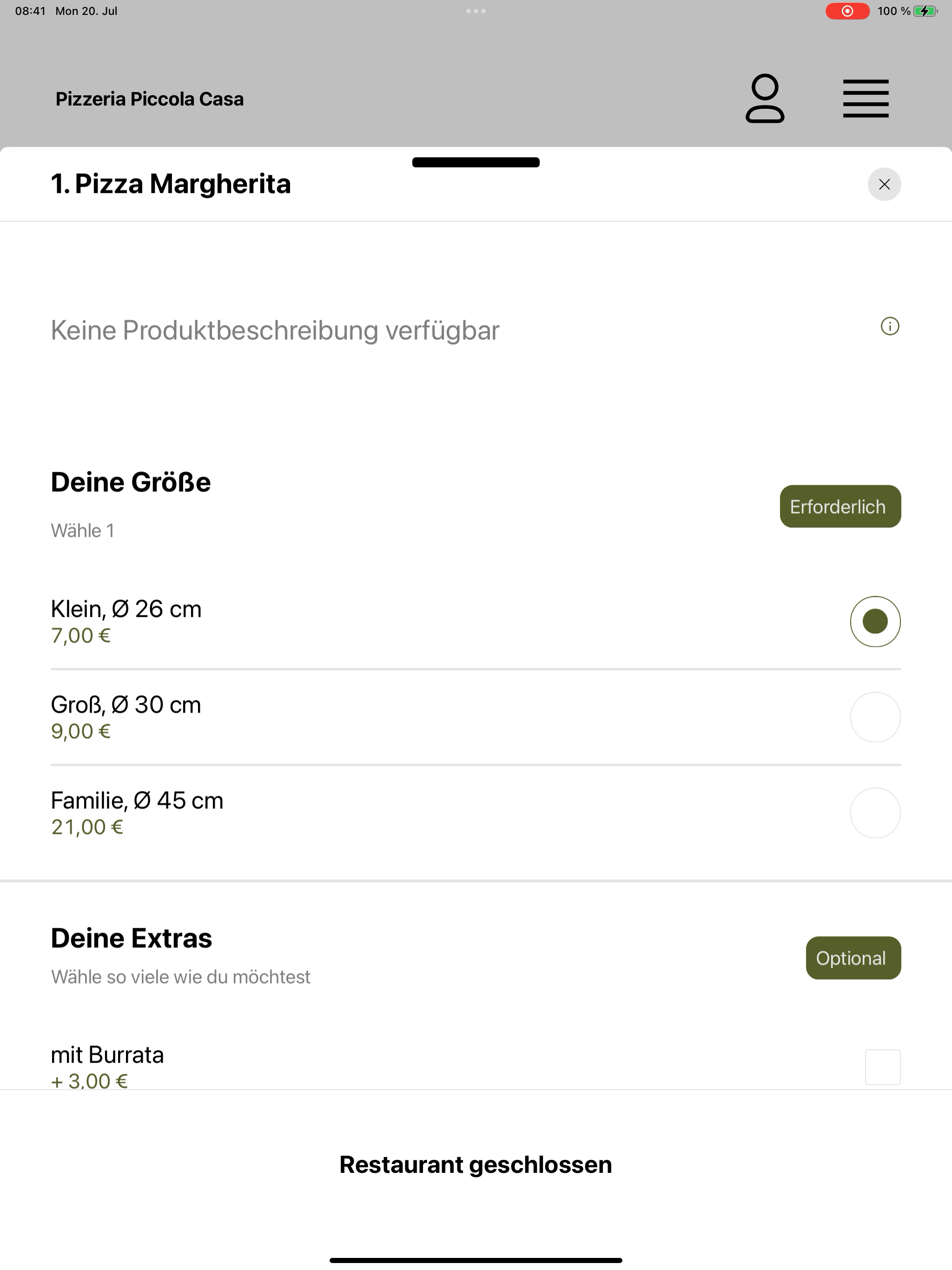Pizzeria Piccola Casa Kempen screenshot 15