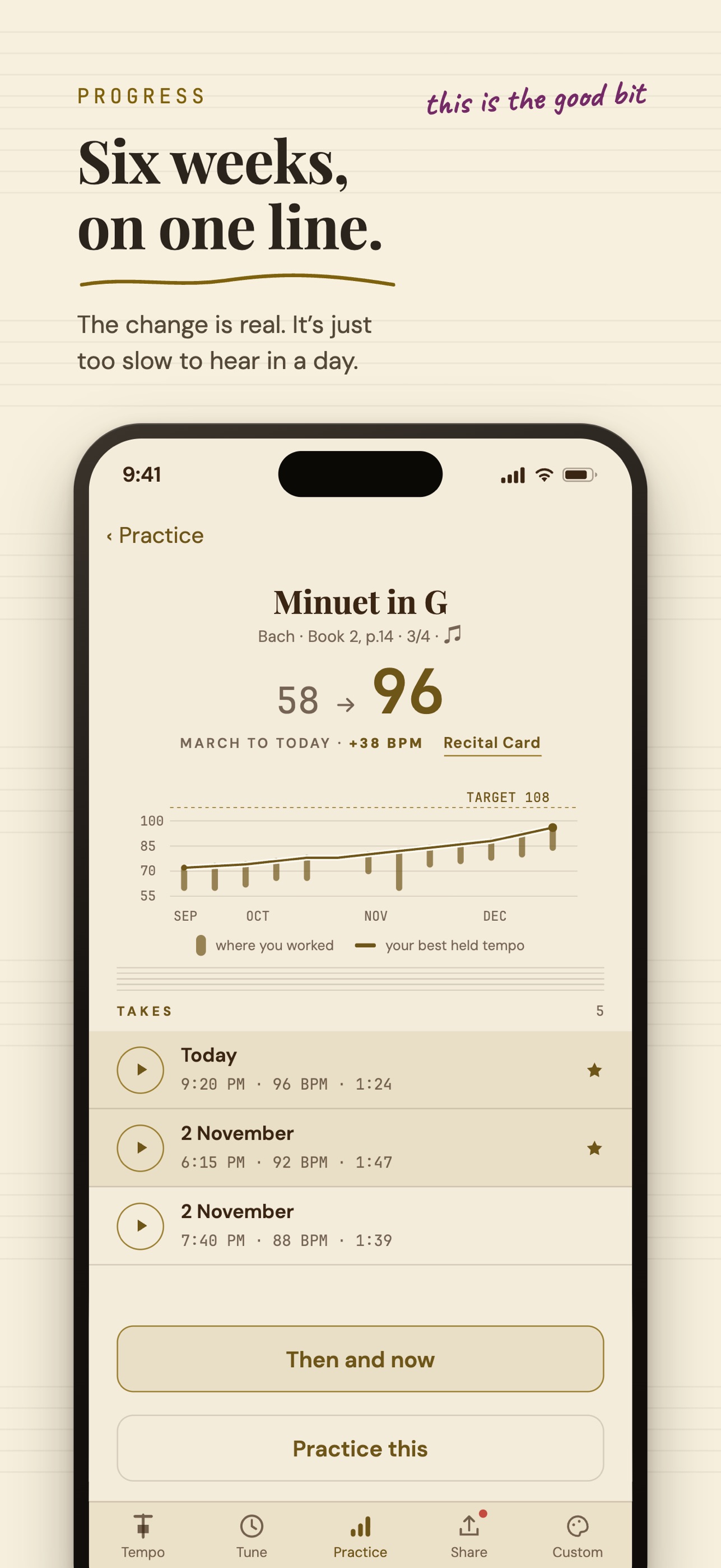 Screenshot 3 of Minuet: Metronome & Tuner
