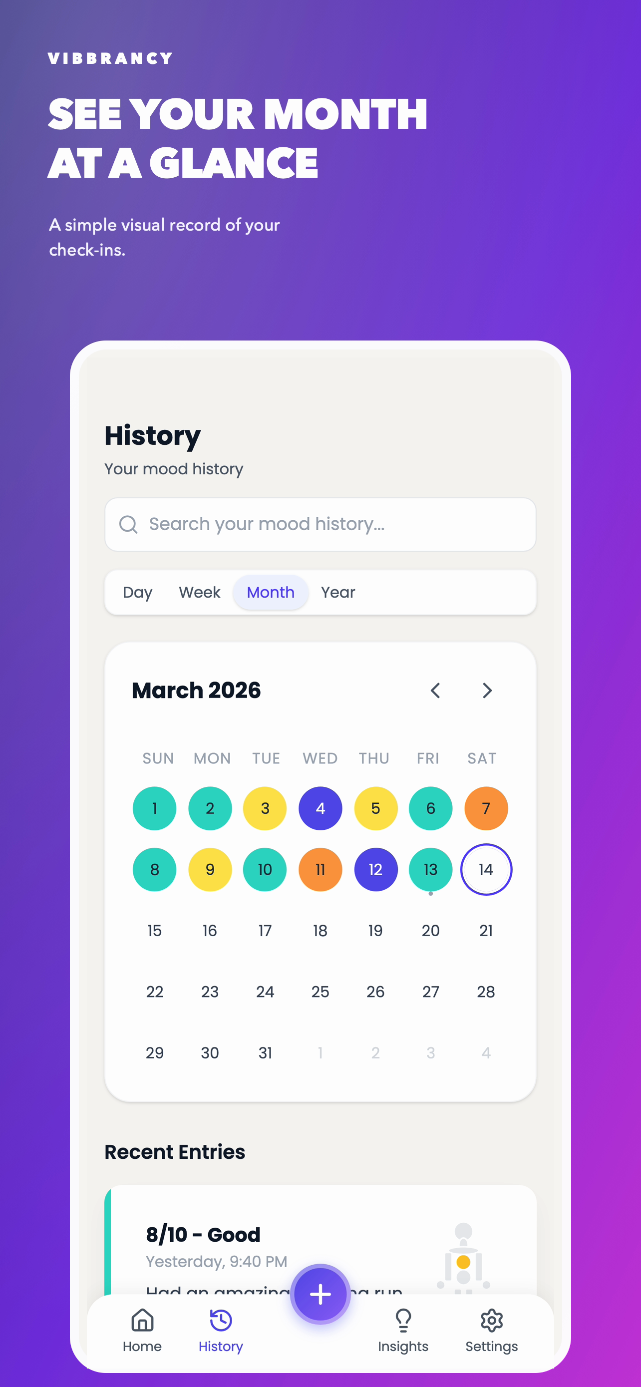 Vibbrancy: Smart Mood Tracker screenshot 4