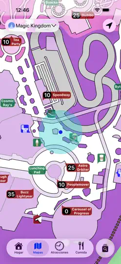 Captura de pantalla de Magic Guide For Disney World en iPhone 2