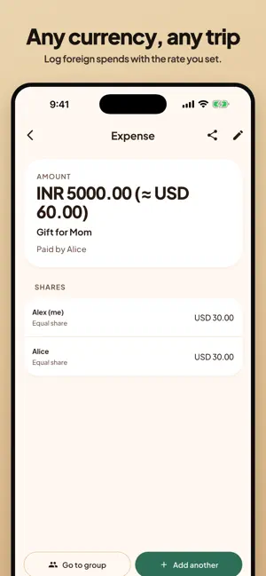 SplitEx: Offline Expense Split screenshot 3