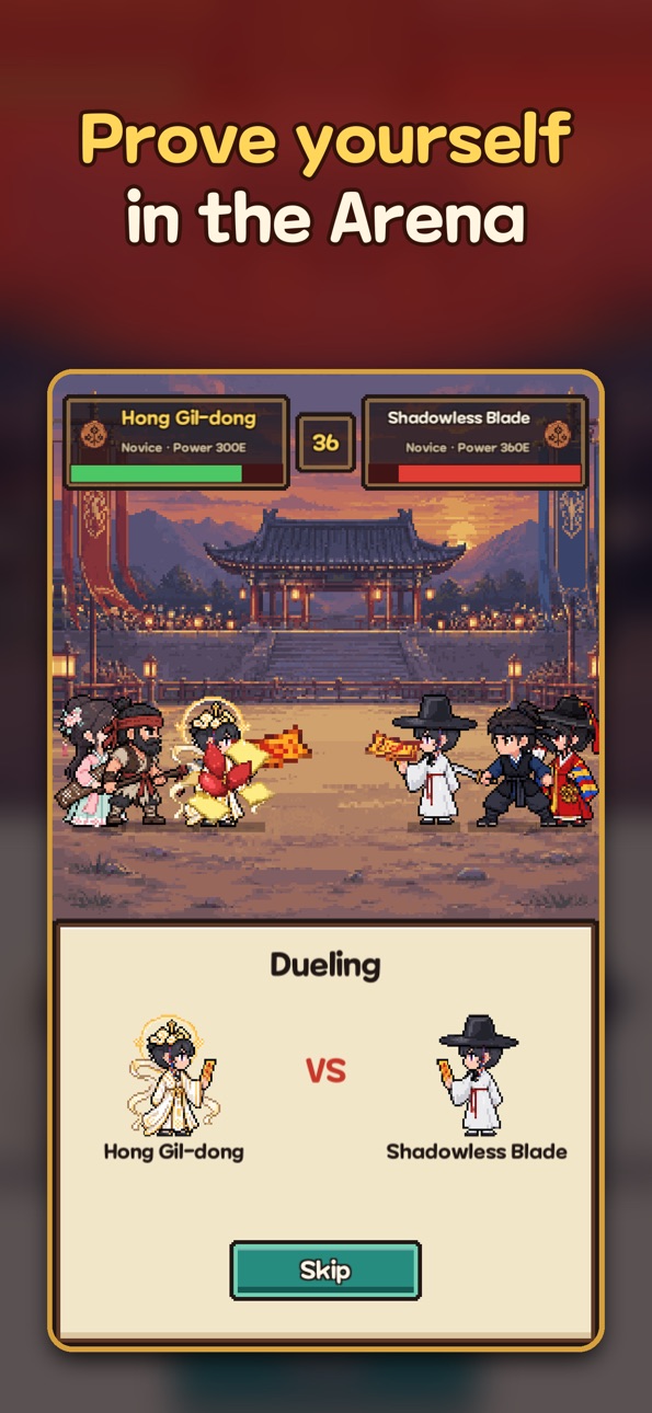 Joseon Exorcist: Idle RPG iOS Mod IPA screenshot 7 - iOS game interface