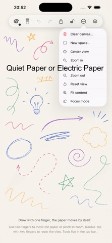 Infinity Paper iPhone screenshot