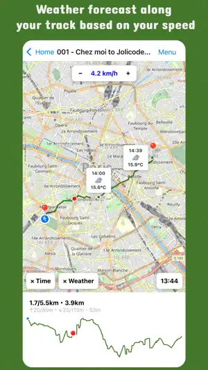 GPX Forecast Companion screenshot 2