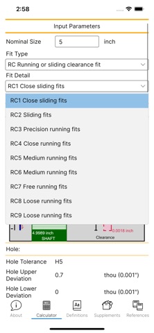 Fit Tolerance ANSI Screenshot 4 of 8