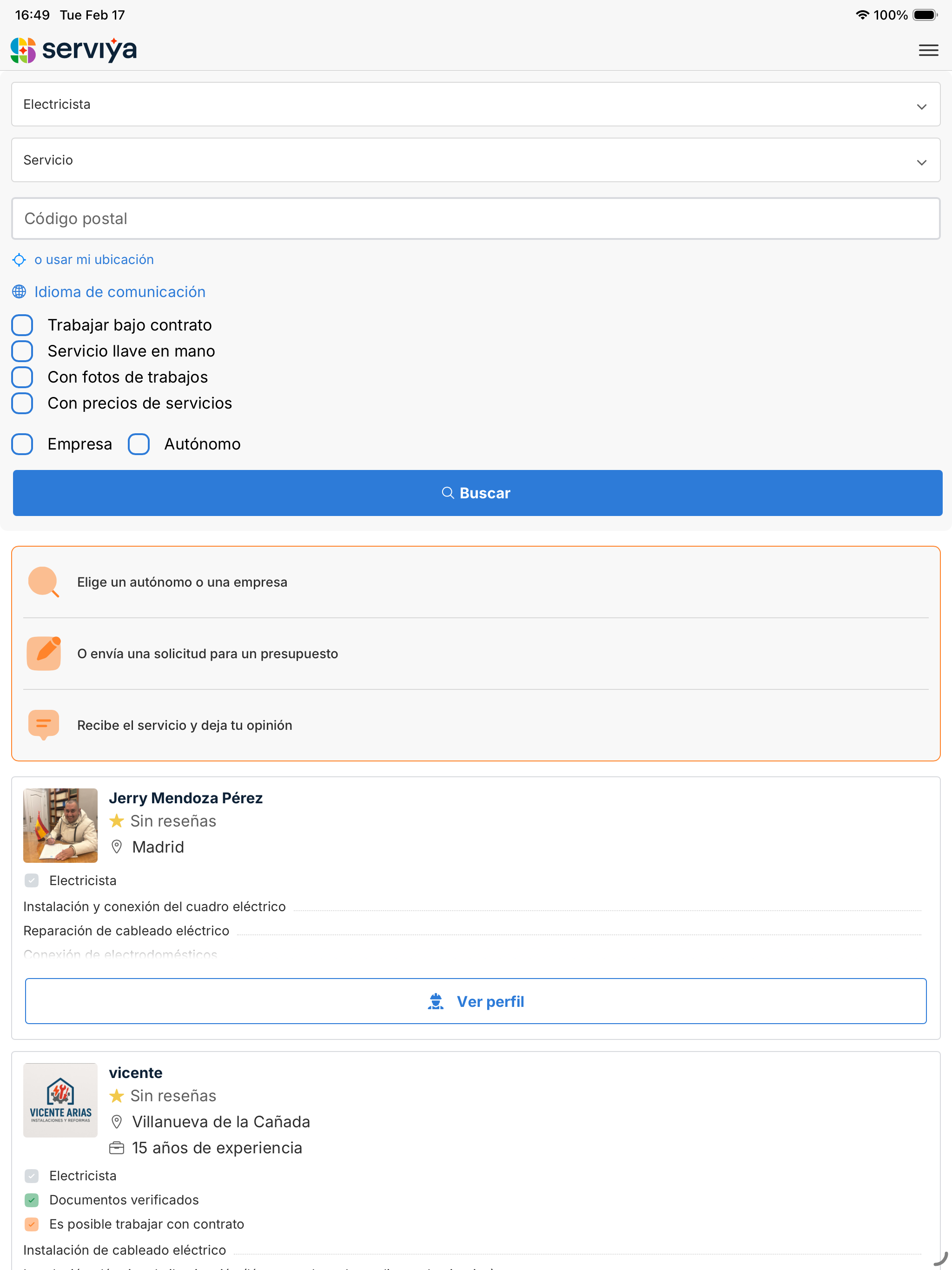 Serviya: services and prices screenshot 14