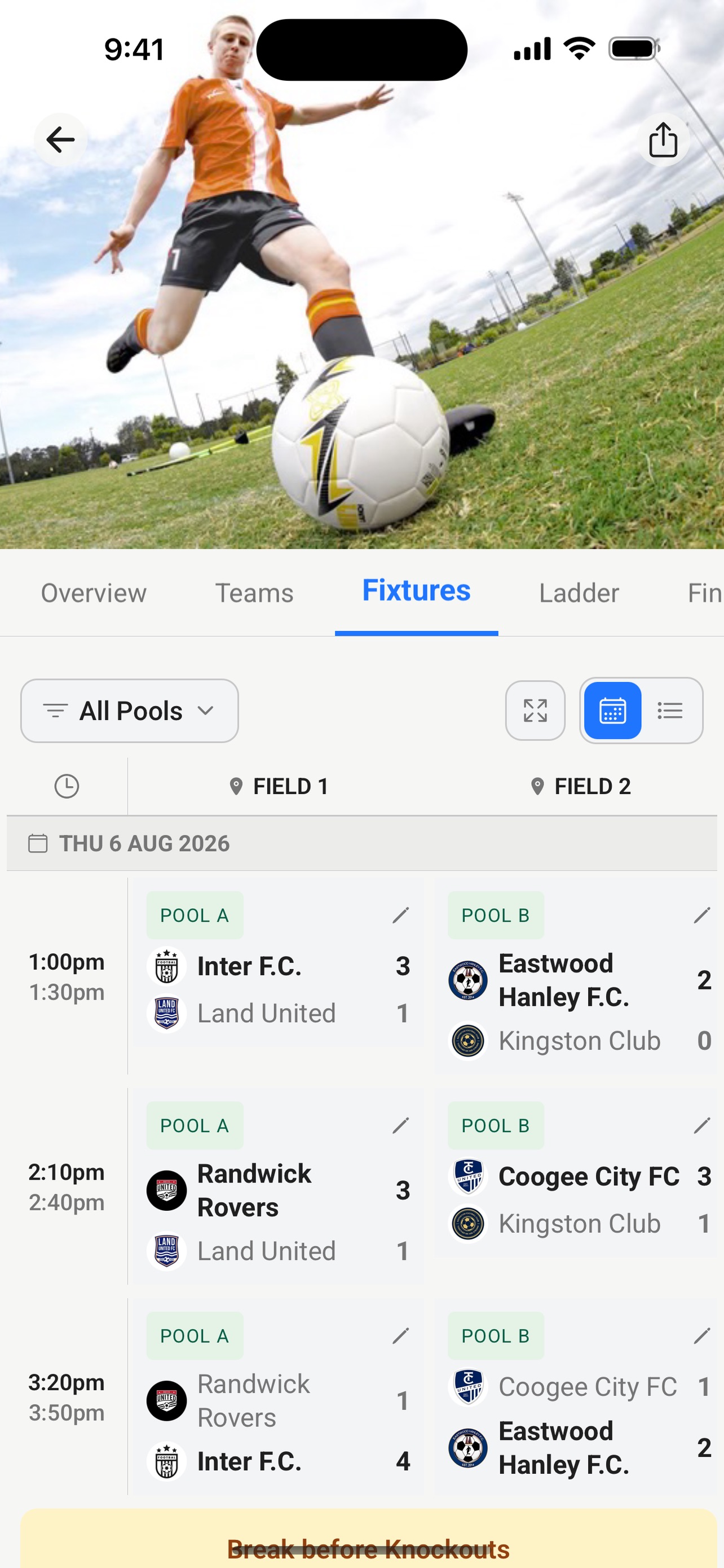 Screenshot 3 of Compy: Sports Tournaments
