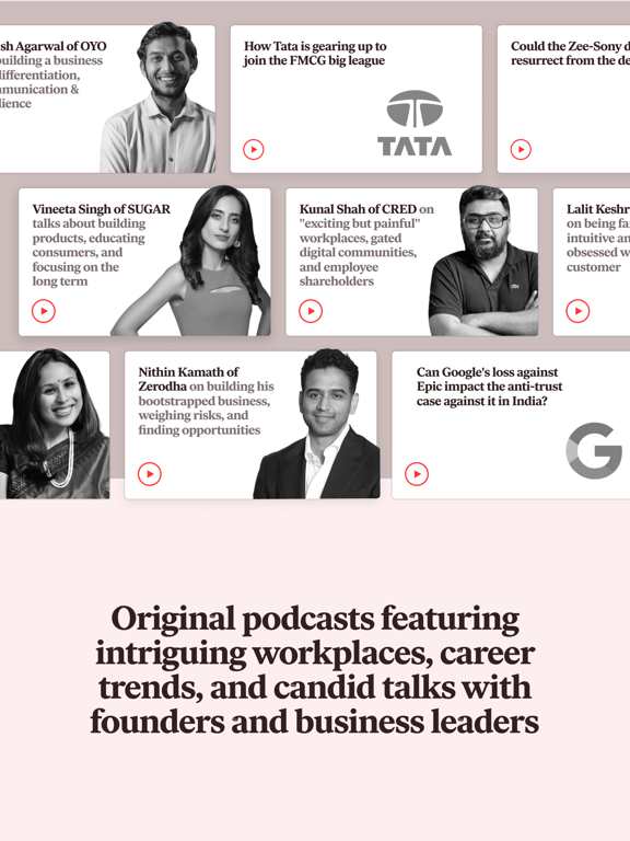 The Ken iPad screenshot 4 - News app