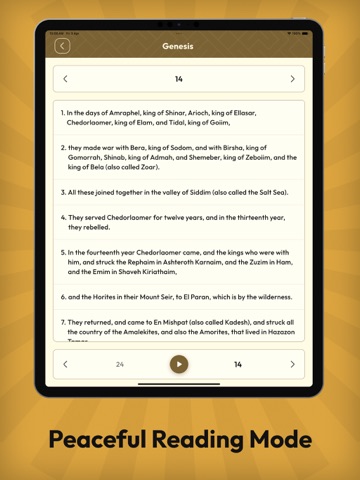 Daily Bible Verse & Hymns iPad screenshot