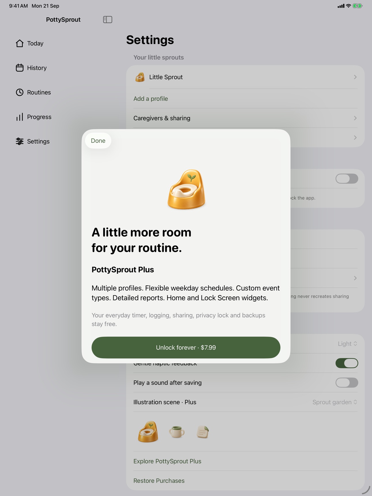 Screenshot 10 of PottySprout: Potty Training