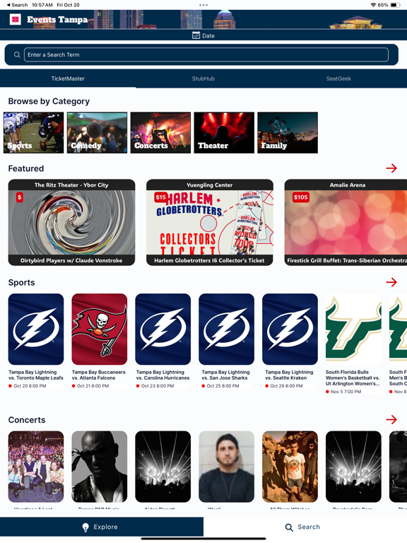 Screenshot #4 pour Events Tampa