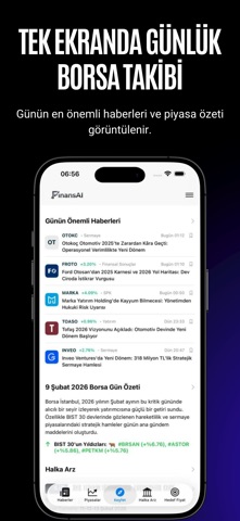 FinansAI: Akıllı Borsa Özeti screenshot