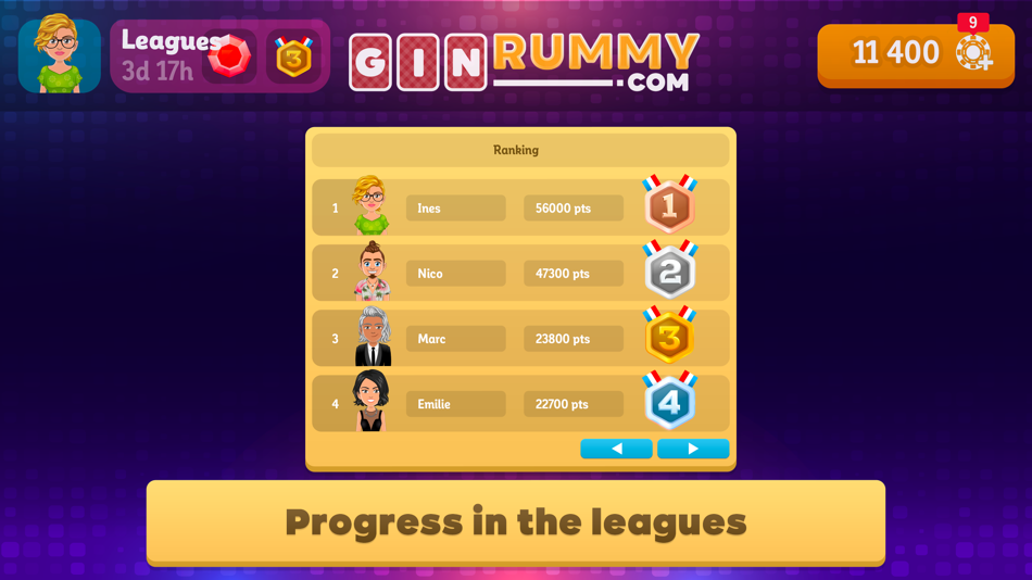 #3. GinRummy.com (iOS) 由: Game Publishing
