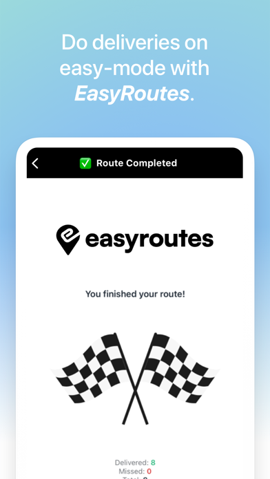 EasyRoutes Delivery Driver Screenshot