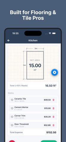 Tilef - Flooring & Tile Calc Screenshot 1 of 6