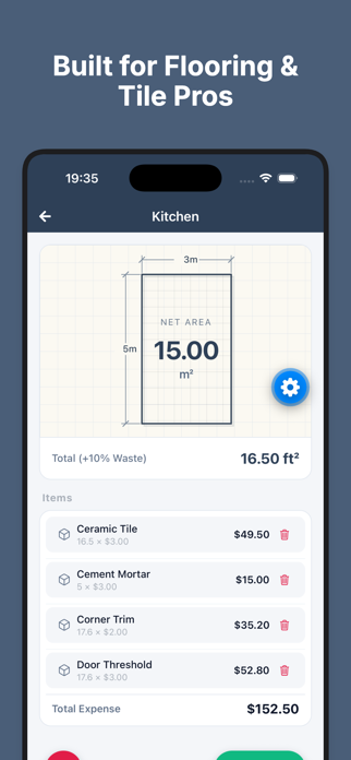 Tilef - Flooring & Tile Calc Screenshot 1 of 6