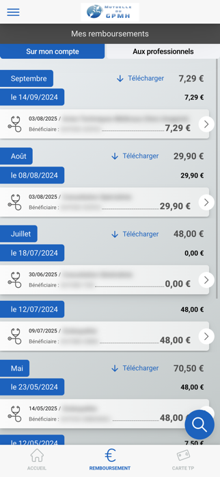 Mutuelle du GPMH Screenshot 6 of 10