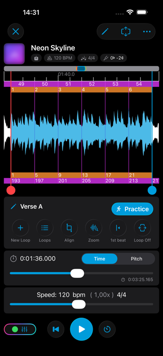 Music Looper - Practice Tool Screenshot 1 of 10
