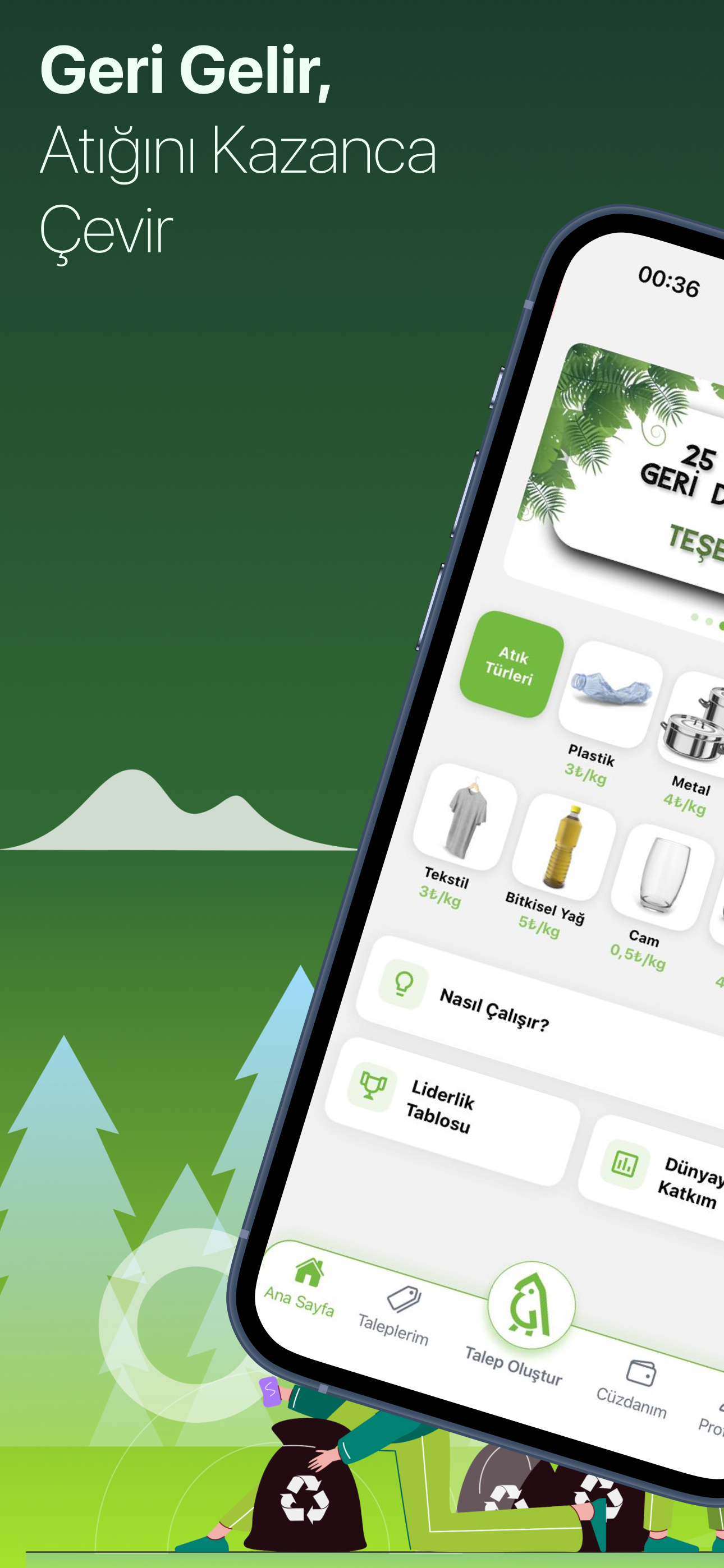 GeriGelir - Doğayı Koru, Kazan