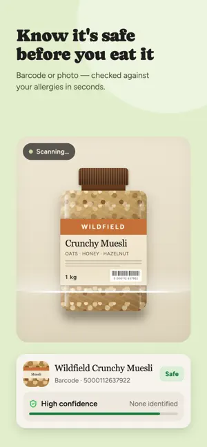 Leaf: Food Allergy Scanner screenshot 1