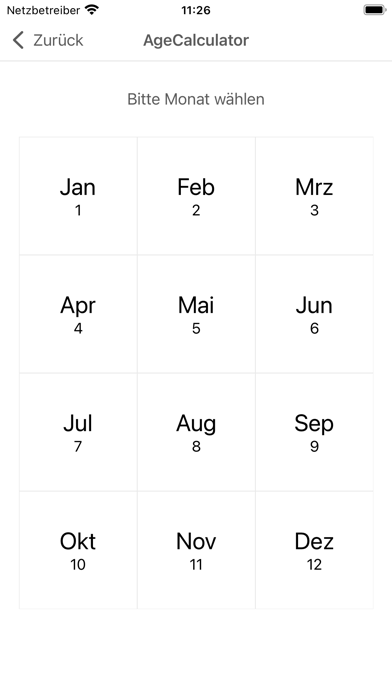 AgeCalculator Screenshot