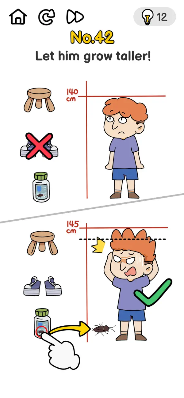 #2. Brain Out -Tricky riddle games (iOS) De: EYEWIND LIMITED