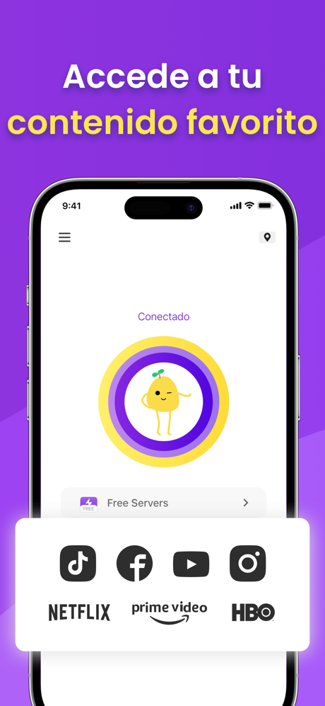 VPN - Free VPN Potato ™ screenshot 1