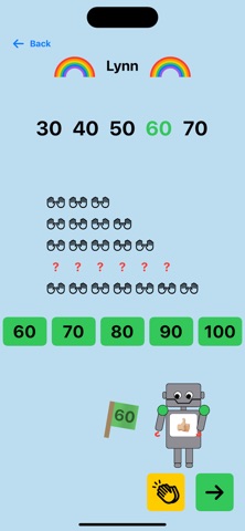 MathDrillKindergarten screenshot